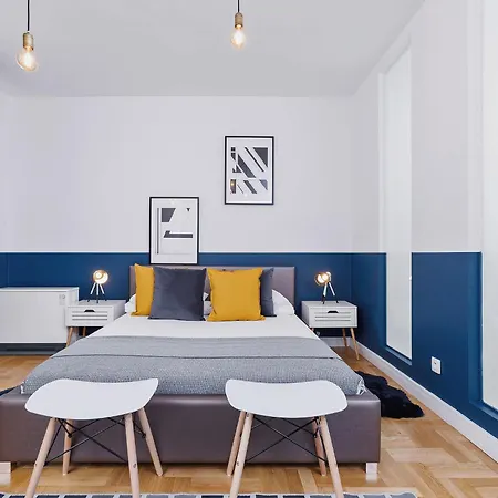 Deep Blue Rest - Cozy Haven for 4 - Kazimierz-3